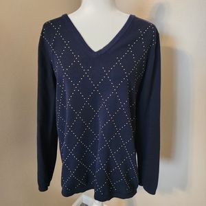 Tommy Hilfiger 100% cotton V-neck sweater